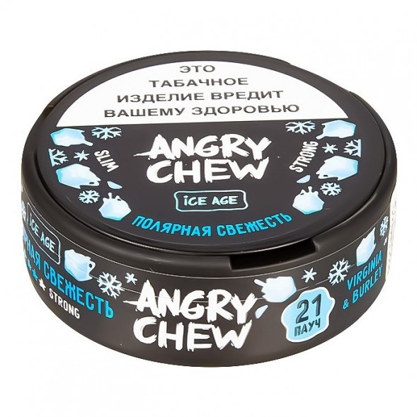 Табак жевательный Angry Chew Slim Strong - Полярная Свежесть (12 грамм) купить в Екатеринбурге