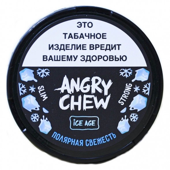 Табак жевательный Angry Chew Slim Strong - Полярная Свежесть (12 грамм) купить в Екатеринбурге
