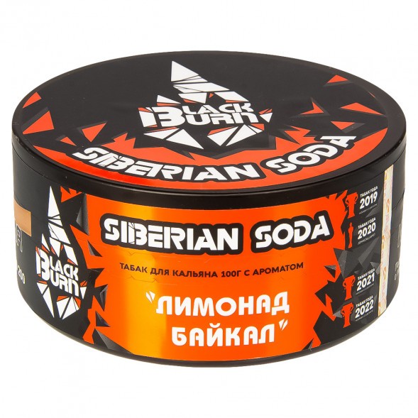 Табак BlackBurn - Siberian Soda (Лимонад Байкал, 100 грамм) купить в Екатеринбурге