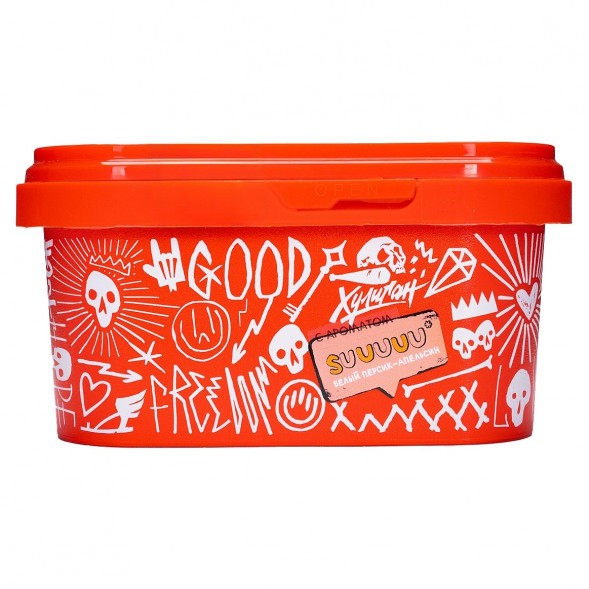 Табак Хулиган - Suuuuu (Белый Персик и Апельсин, 200 грамм) купить в Екатеринбурге