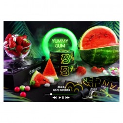 Табак Banger - Yummy Gum (Жвачка, Арбуз, Клубника, 100 грамм)