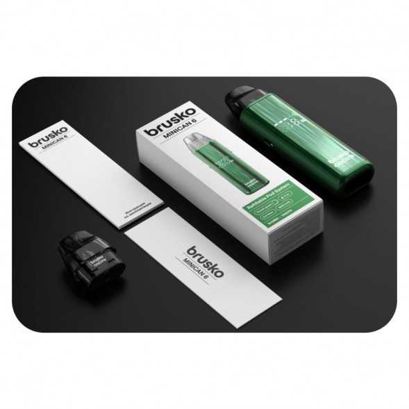 Электронная сигарета Brusko - Minican 6 (Металлик - Urban Grey) купить в Екатеринбурге