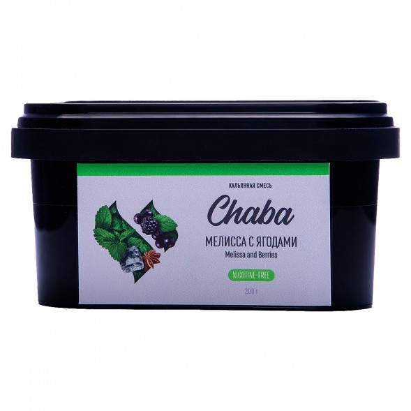 Смесь Chaba - Melissa and Berries (Мелисса с Ягодами, 200 грамм, Без никотина) купить в Екатеринбурге