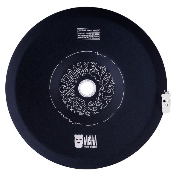 Кальян MISHA Rebel - Revolt Jet Black (Чёрный Матовый, Без Колбы) купить в Екатеринбурге