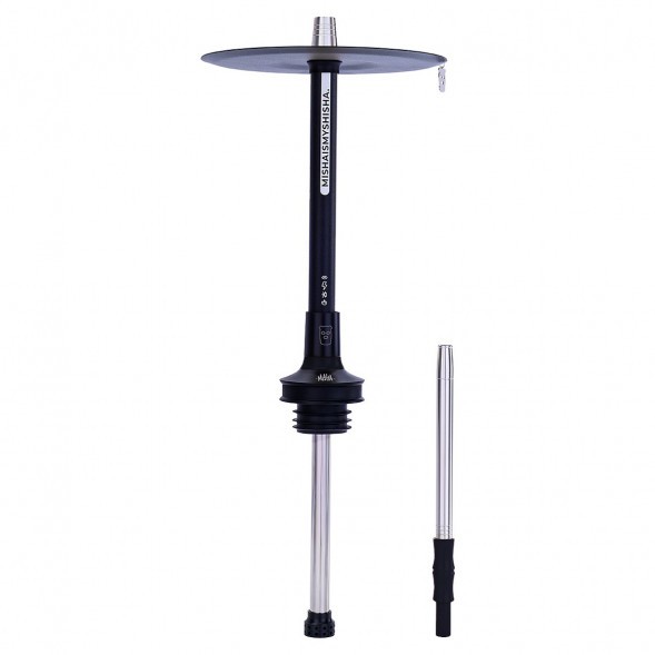 Кальян MISHA Rebel - Revolt Jet Black (Чёрный Матовый, Без Колбы) купить в Екатеринбурге