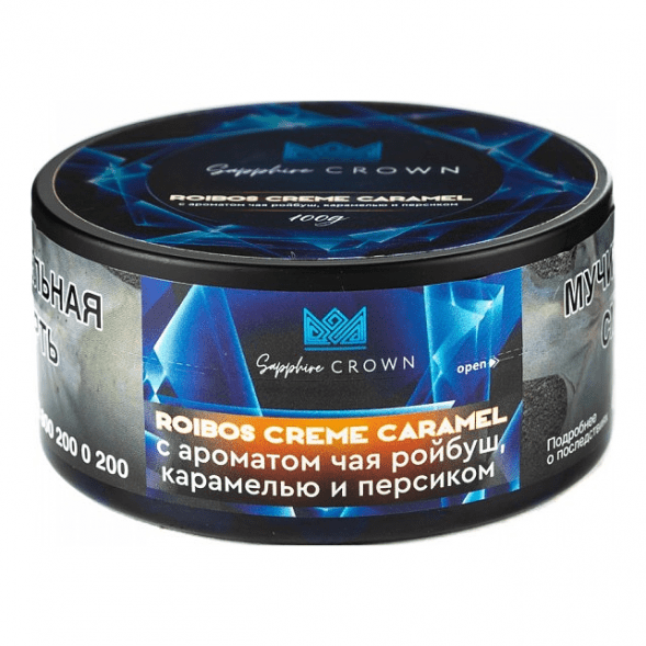 Табак Sapphire Crown - Roibos Creme Caramel (Чай Ройбуш с Карамелью и Персиком, 25 грамм) купить в Екатеринбурге