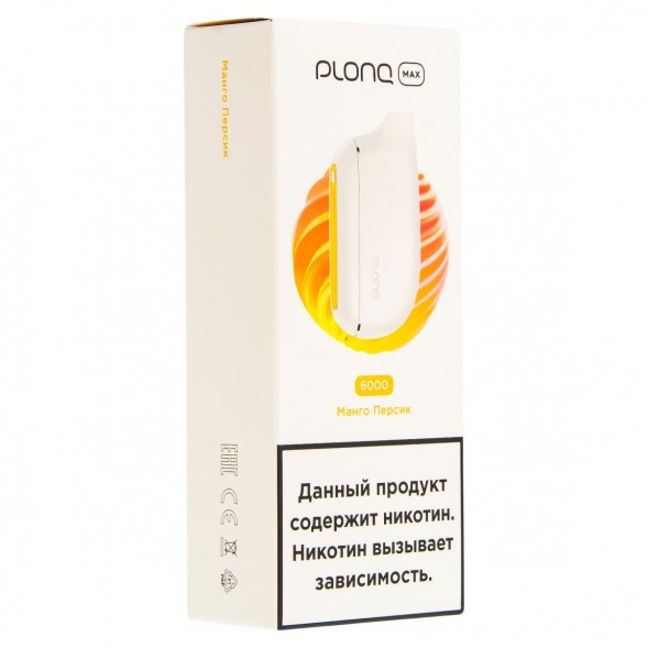 PLONQ MAX - Манго Персик (6000 затяжек) купить в Екатеринбурге