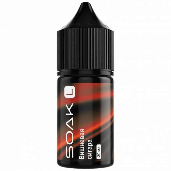 Жидкость SOAK L30 - Cherry Cigar (Вишнёвая Сигара, 30 мл, 2 мг) купить в Екатеринбурге