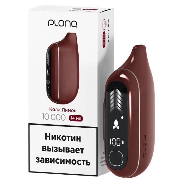 PLONQ MAX PRO - Кола Лимон (10000 затяжек) купить в Екатеринбурге
