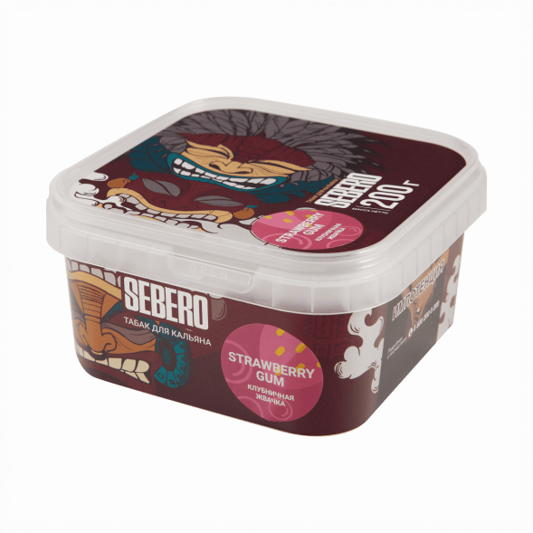 Табак Sebero - Strawberry Gum (Клубничная Жвачка, 200 грамм) купить в Екатеринбурге