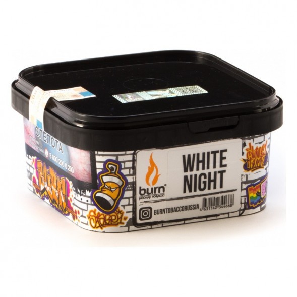 Табак Burn - White Night (Ананас Апельсин Ваниль, 200 грамм) купить в Екатеринбурге