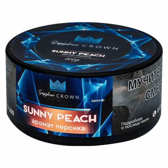 Табак Sapphire Crown - Sunny Peach (Персик, 25 грамм) купить в Екатеринбурге
