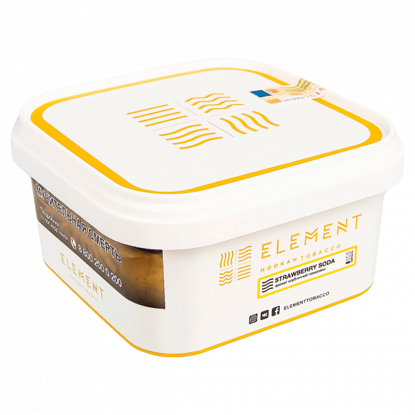 Табак Element Воздух - Strawberry Soda (Клубничная Газировка, 200 грамм) купить в Екатеринбурге