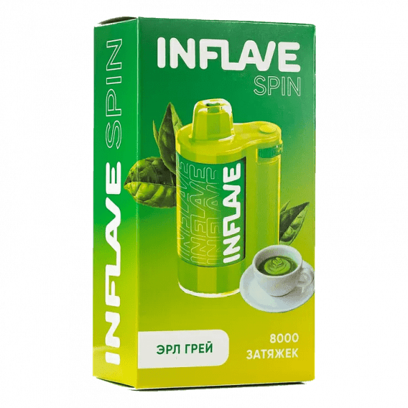 INFLAVE SPIN - Эрл Грей (8000 затяжек) купить в Екатеринбурге