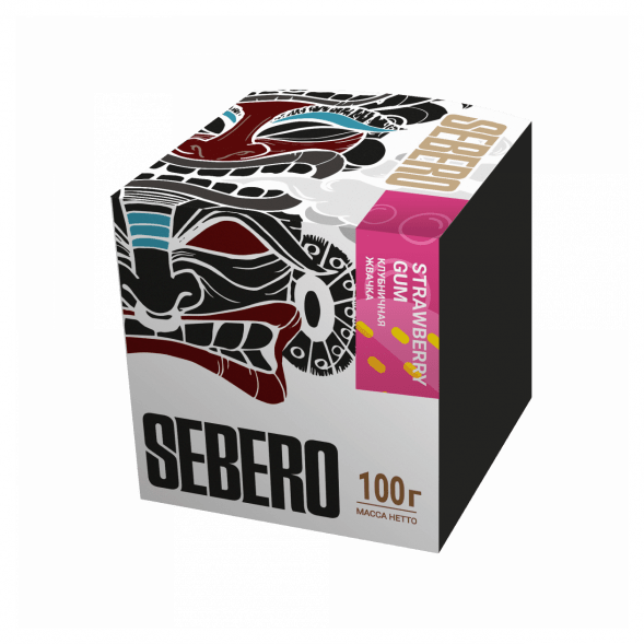 Табак Sebero - Strawberry Gum (Клубничная Жвачка, 100 грамм) купить в Екатеринбурге