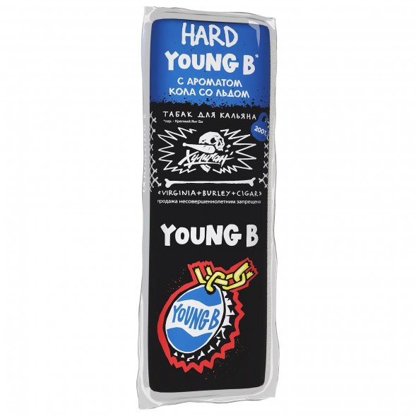 Табак Хулиган Hard - Young B (Кола со Льдом, 200 грамм) купить в Екатеринбурге