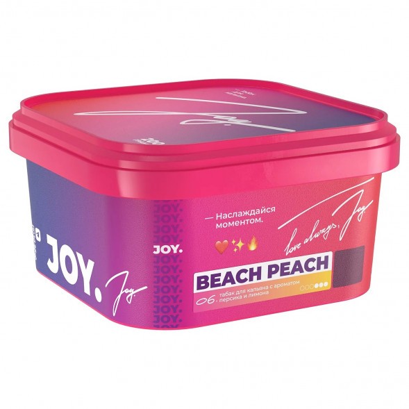 Табак Joy - Beach Peach (Персик и Лимон, 200 грамм) купить в Екатеринбурге