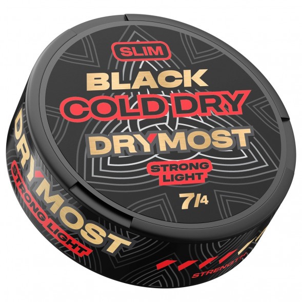 Табак жевательный DryMost - Black Cold Dry Slim (12 грамм) купить в Екатеринбурге