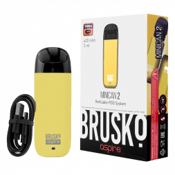 Электронная сигарета Brusko - Minican 2 (400 mAh, Жёлтый)
