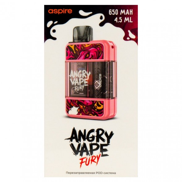 Электронная сигарета Brusko - Angry Vape Fury (650 mAh, Розовый) купить в Екатеринбурге