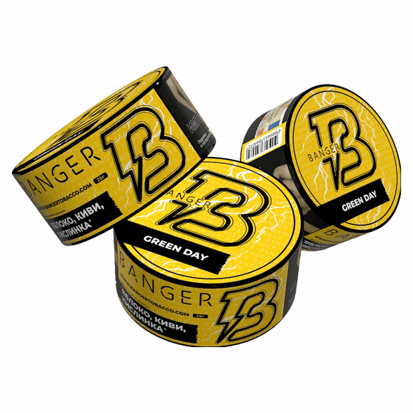 Табак Banger - Green Day (Яблоко, Киви, Кислинка, 25 грамм) купить в Екатеринбурге