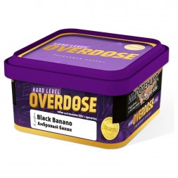 Табак Overdose - Black Banano (Амбровый Банан, 200 грамм)