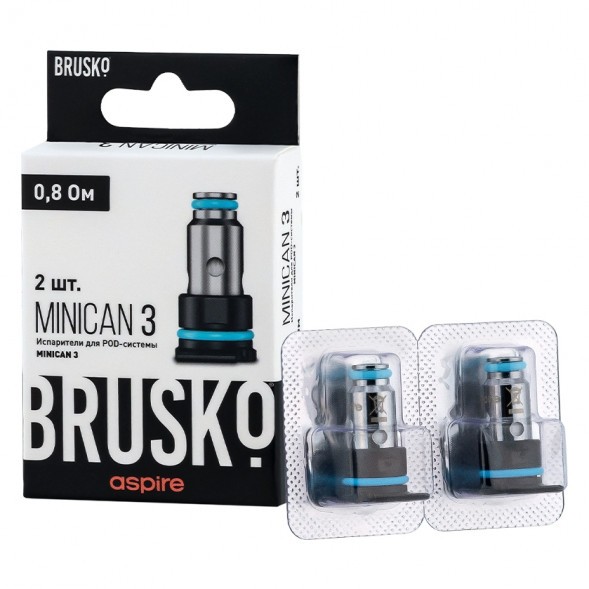 Испарители для Brusko Minican 3 (AF Mesh Coil, 0.8 Ом, 2 шт.) купить в Екатеринбурге