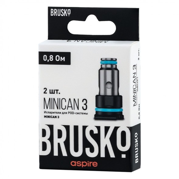 Испарители для Brusko Minican 3 (AF Mesh Coil, 0.8 Ом, 2 шт.) купить в Екатеринбурге