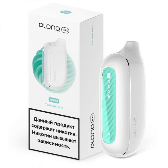 PLONQ MAX - Свежая Мята (6000 затяжек) купить в Екатеринбурге