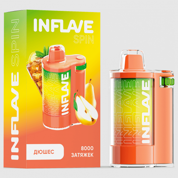 INFLAVE SPIN - Дюшес (8000 затяжек) купить в Екатеринбурге