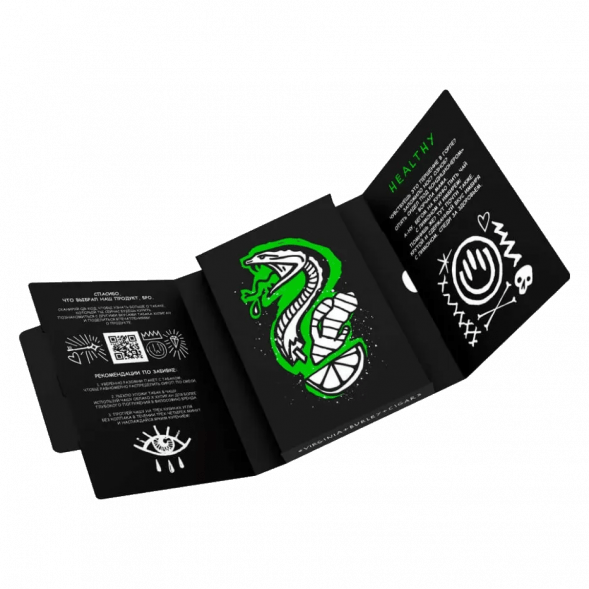 Табак Хулиган - Healthy (Имбирь и Лимон, 25 грамм) купить в Екатеринбурге