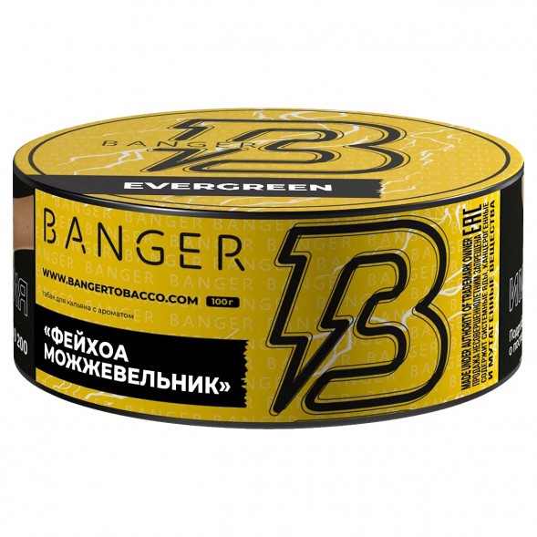 Табак Banger - Evergreen (Фейхоа Можжевельник, 100 грамм) купить в Екатеринбурге