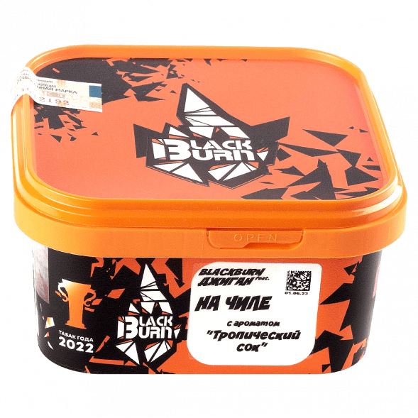 Табак BlackBurn - На Чиле (Тропический Сок, 200 грамм) купить в Екатеринбурге