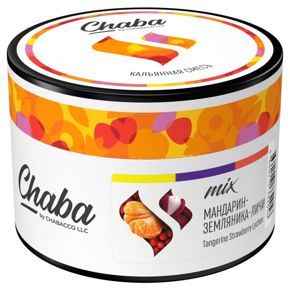 Смесь Chaba Mix - Tangerine Strawberry Lychee (Мандарин, Земляника, Личи, 40 грамм) купить в Екатеринбурге