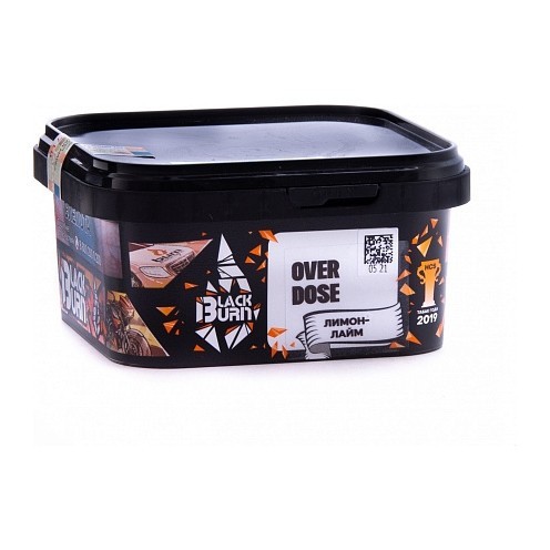 Табак BlackBurn - Overdose (Лимон - Лайм, 200 грамм) купить в Екатеринбурге
