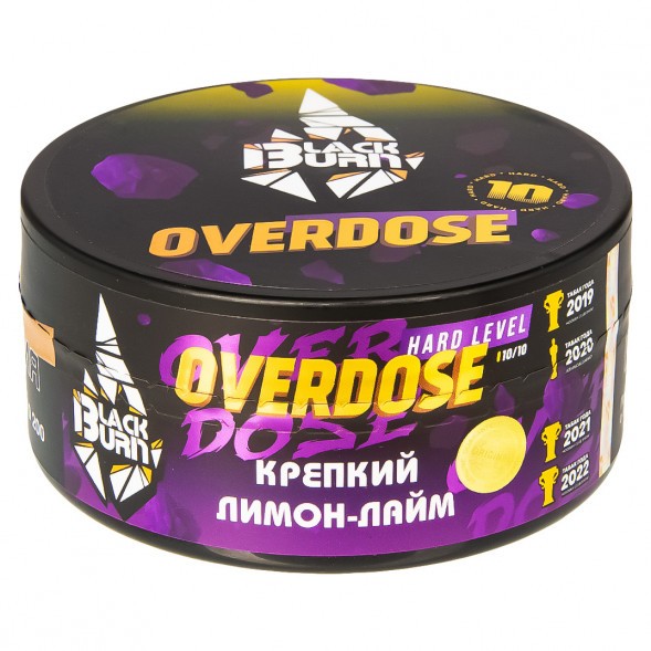 Табак BlackBurn - Overdose (Лимон - Лайм, 100 грамм) купить в Екатеринбурге
