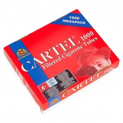Гильзы сигаретные Cartel - 84x15 мм (1000 штук)