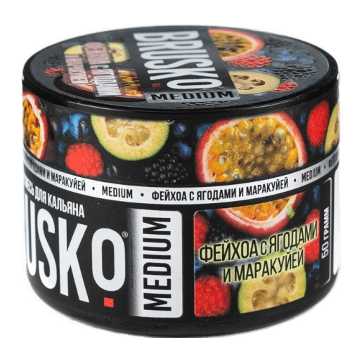 Смесь Brusko Medium - Фейхоа с Ягодами и Маракуйей (50 грамм) купить в Екатеринбурге