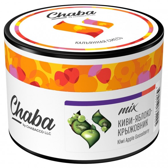 Смесь Chaba Mix - Kiwi Apple Gooseberry (Киви, Яблоко, Крыжовник, 40 грамм) купить в Екатеринбурге