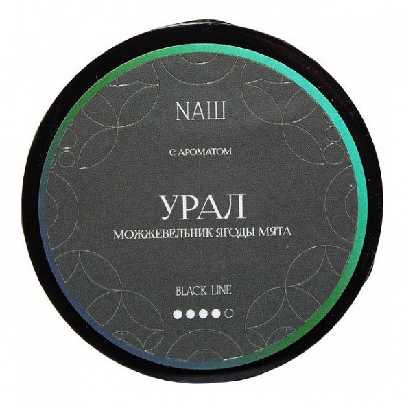 Табак NАШ BLACK - Урал (Можжевельник, Ягоды, Мята, 200 грамм) купить в Екатеринбурге