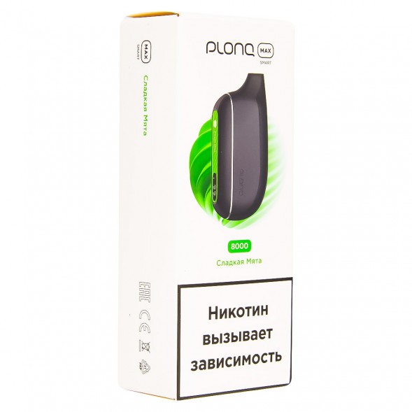 PLONQ MAX SMART - Сладкая Мята (8000 затяжек) купить в Екатеринбурге