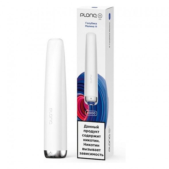 PLONQ PLUS PRO - Голубика Малина (Blueberry Raspberry, 4000 затяжек) купить в Екатеринбурге