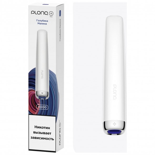 PLONQ PLUS PRO - Голубика Малина (Blueberry Raspberry, 4000 затяжек) купить в Екатеринбурге