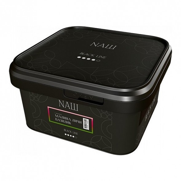 Табак NАШ BLACK - Малина Личи Базилик (200 грамм) купить в Екатеринбурге