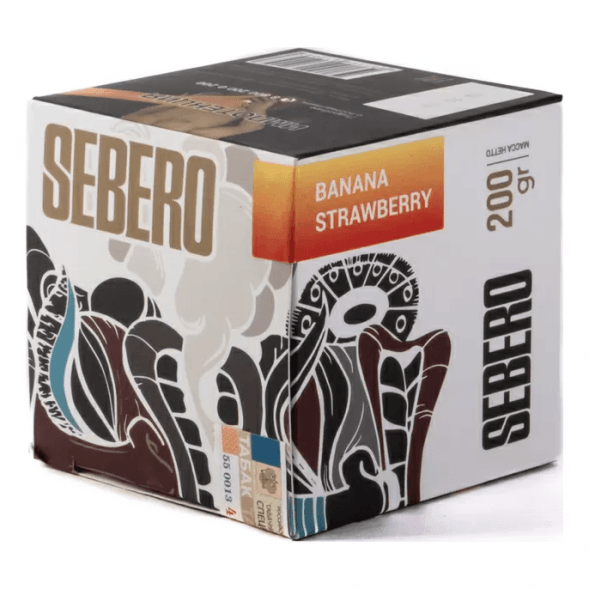 Табак Sebero - Banana Strawberry (Банан и Клубника, 200 грамм) купить в Екатеринбурге