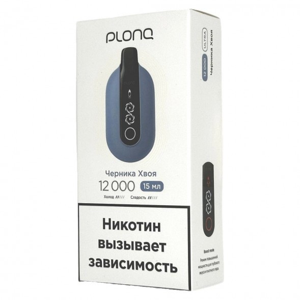 PLONQ ULTRA - Черника Хвоя (12000 затяжек) купить в Екатеринбурге