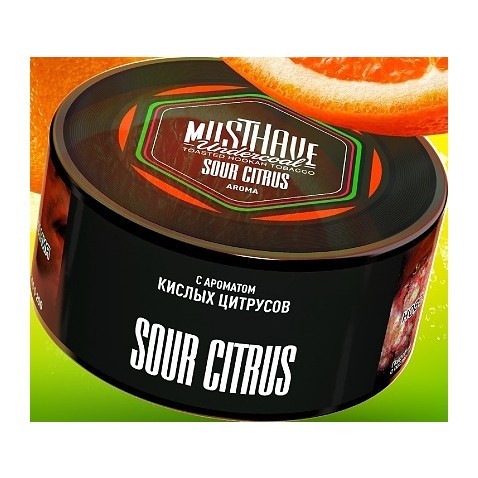 Табак Must Have - Sour Citrus (Кислый Цитрус, 25 грамм) купить в Екатеринбурге