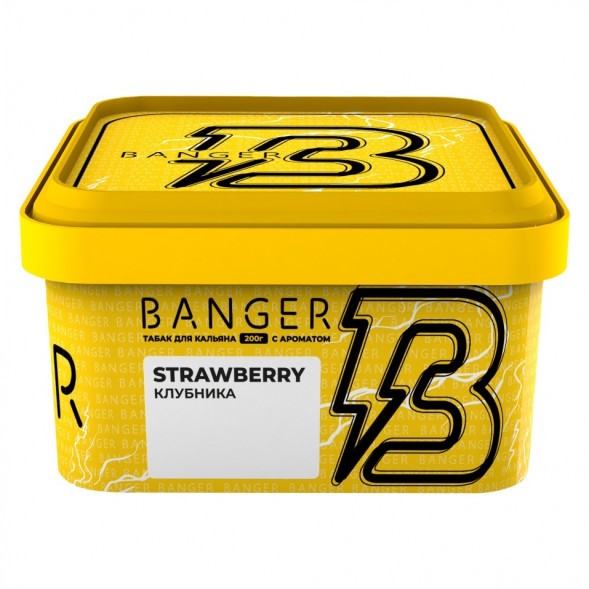 Табак Banger - Strawberry (Клубника, 200 грамм) купить в Екатеринбурге