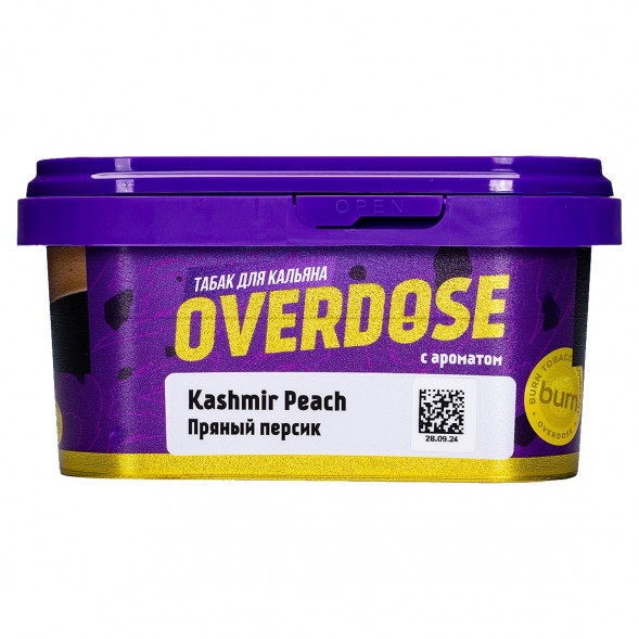 Табак Overdose - Kashmir Peach (Пряный Персик, 200 грамм) купить в Екатеринбурге