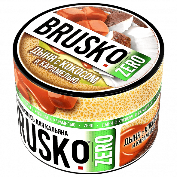 Смесь Brusko Zero - Дыня с Кокосом и Карамелью (50 грамм) купить в Екатеринбурге